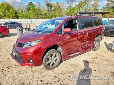 2019 TOYOTA SIENNA SE 8-PASSENGER 5TDXZ3DC6KS985561 - główne zdjęcie licytacji z USA - miniatura