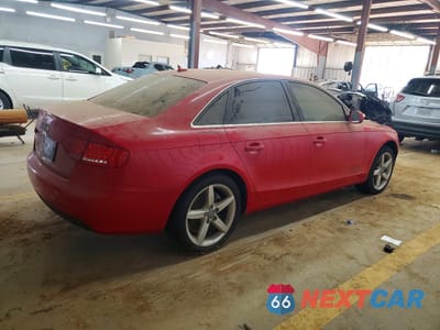 Trzecie zdjęcie samochodu z tyłu: 2011 AUDI A4 PREMIUM PLUS VIN:WAUFFAFL6BN051084 - miniatura