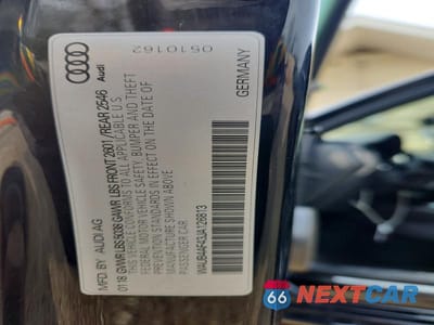 Zdjęcie 13 z 13 samochodu: 2018 AUDI S4 PREMIUM PLUS VIN:WAUB4AF43JA126813 - miniatura