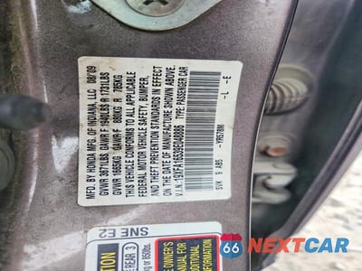 Zdjęcie 13 z 13 samochodu: 2009 HONDA CIVIC LX VIN:19XFA16539E048886 - miniatura