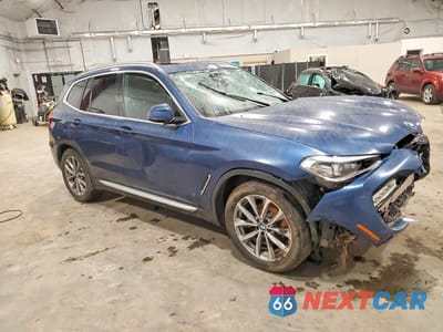 Czwarte zdjęcie samochodu z boku: 2019 BMW X3 XDRIVE30I VIN:5UXTR9C58KLP76861 - miniatura