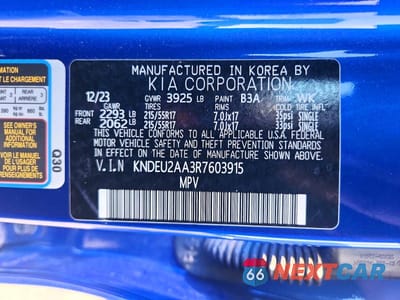 Zdjęcie 13 z 13 samochodu: 2024 KIA SELTOS S VIN:KNDEU2AA3R7603915 - miniatura