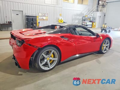 Trzecie zdjęcie samochodu z tyłu: 2018 FERRARI 488 SPIDER VIN:ZFF80AMA6J0236800 - miniatura