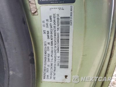 Zdjęcie 12 z 13 samochodu: 2006 VOLKSWAGEN BEETLE VIN:3VWRW31C56M406603 - miniatura