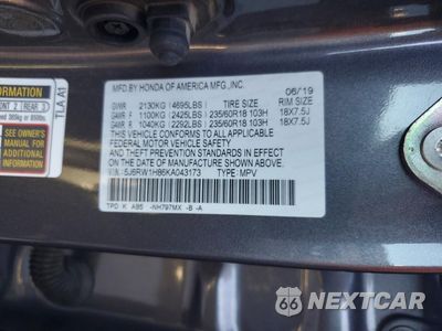 Zdjęcie 13 z 14 samochodu: 2019 HONDA CR-V EXL VIN:5J6RW1H86KA043173 - miniatura