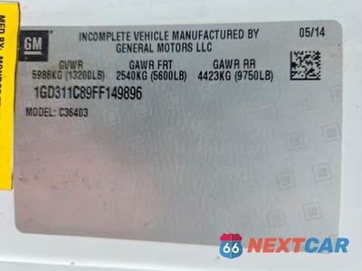 Zdjęcie 14 z 14 samochodu: 2015 GMC SIERRA C3500 HEAVY DUTY VIN:1GD311C89FF149896 - miniatura