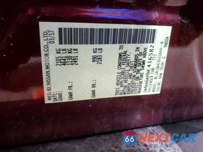 Zdjęcie 12 z 12 samochodu: 2017 NISSAN MAXIMA 3.5 S VIN:1N4AA6AP0HC416582 - miniatura