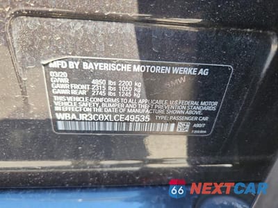 Zdjęcie 12 z 12 samochodu: 2020 BMW 530 I VIN:WBAJR3C0XLCE49535 - miniatura