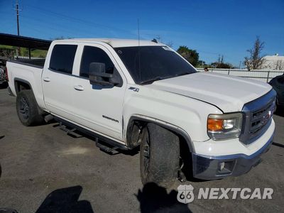 Czwarte zdjęcie samochodu z boku: 2014 GMC SIERRA K1500 SLE VIN:3GTU2UEC6EG570609 - miniatura
