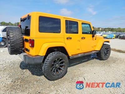 Trzecie zdjęcie samochodu z tyłu: 2012 JEEP WRANGLER UNLIMITED SAHARA VIN:1C4BJWEGXCL133897 - miniatura