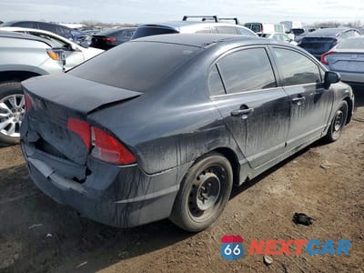 Trzecie zdjęcie samochodu z tyłu: 2006 HONDA CIVIC LX VIN:JHMFA16506S001239 - miniatura