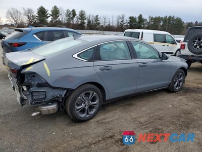 Trzecie zdjęcie samochodu z tyłu: 2025 HONDA ACCORD HYBRID EXL VIN:1HGCY2F64SA087901 - miniatura