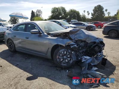 Czwarte zdjęcie samochodu z boku: 2025 BMW I4 EDRIVE 40 VIN:WBY23HD00SFT91559 - miniatura