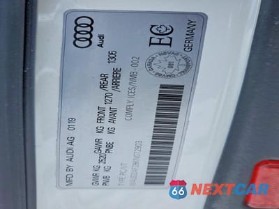 Zdjęcie 13 z 13 samochodu: 2019 AUDI A6 PROGRESSIV VIN:WAUD2AF28KN072903 - miniatura