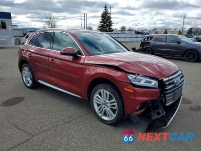 Czwarte zdjęcie samochodu z boku: 2018 AUDI Q5 PRESTIGE VIN:WA1CNBFY6J2110767 - miniatura