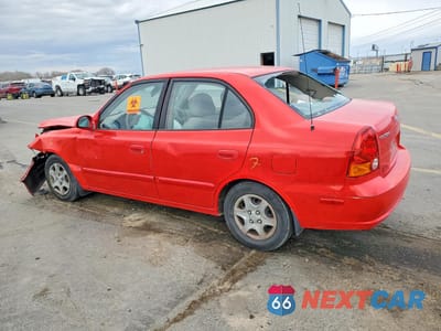 Drugie zdjęcie samochodu z przodu: 2003 HYUNDAI ACCENT GL VIN:KMHCG45C73U460199 - miniatura
