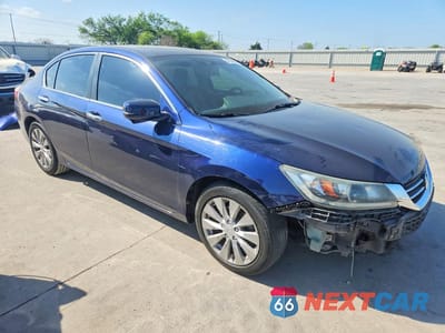 Czwarte zdjęcie samochodu z boku: 2014 HONDA ACCORD EXL VIN:1HGCR2F80EA166405 - miniatura