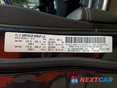 Zdjęcie 13 z 13 samochodu: 2014 DODGE DURANGO CITADEL VIN:1C4RDJEG0EC598331 - miniatura