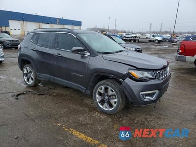 Czwarte zdjęcie samochodu z boku: 2021 JEEP COMPASS LIMITED VIN:3C4NJDCB3MT596334 - miniatura