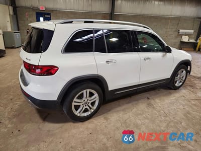 Trzecie zdjęcie samochodu z tyłu: 2020 MERCEDES-BENZ GLB 250 4MATIC VIN:W1N4M4HB4LW013587 - miniatura