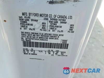 Zdjęcie 12 z 12 samochodu: 2002 FORD F150 SVT LIGHTNING VIN:2FTZF07332CA86454 - miniatura