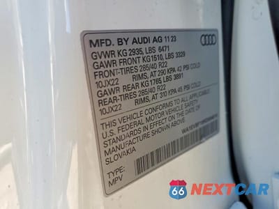 Zdjęcie 13 z 13 samochodu: 2024 AUDI Q8 PREMIUM PLUS S-LINE VIN:WA1EVBF19RD004616 - miniatura