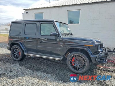 Czwarte zdjęcie samochodu z boku: 2021 MERCEDES-BENZ G 63 AMG VIN:W1NYC7HJ4MX388565 - miniatura