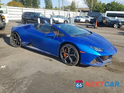 Czwarte zdjęcie samochodu z boku: 2023 LAMBORGHINI HURACAN EVO VIN:ZHWUT4ZF5PLA22375 - miniatura