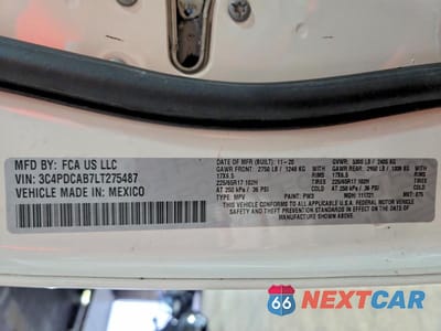 Zdjęcie 13 z 13 samochodu: 2020 DODGE JOURNEY SE VIN:3C4PDCAB7LT275487 - miniatura