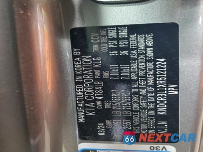 Zdjęcie 13 z 13 samochodu: 2024 KIA NIRO EV WIND VIN:KNDCR3L1XR5121224 - miniatura