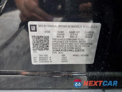 Zdjęcie 13 z 13 samochodu: 2019 CHEVROLET EQUINOX LT VIN:3GNAXUEV4KL118335 - miniatura
