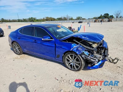 Czwarte zdjęcie samochodu z boku: 2022 GENESIS G70 2.0T VIN:KMTG34TA8NU086676 - miniatura