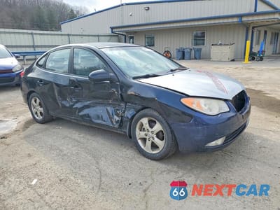 Czwarte zdjęcie samochodu z boku: 2007 HYUNDAI ELANTRA GLS VIN:KMHDU46D07U043730 - miniatura