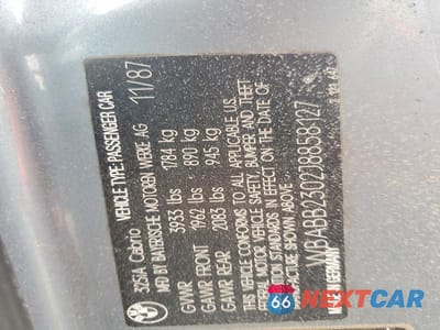 Zdjęcie 12 z 12 samochodu: 1988 BMW 325 I AUTOMATIC VIN:WBABB2302J8858127 - miniatura