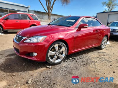 2010 LEXUS IS 250C BASE JTHFF2C21A2507379 - główne zdjęcie licytacji z USA - miniatura