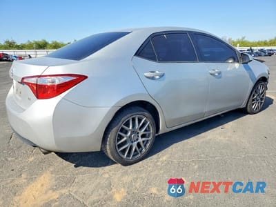 Trzecie zdjęcie samochodu z tyłu: 2016 TOYOTA COROLLA LE VIN:2T1BURHE6GC605786 - miniatura