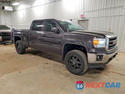 Czwarte zdjęcie samochodu z boku: 2014 GMC SIERRA K1500 SLE VIN:3GTU2UEC2EG168781 - miniatura