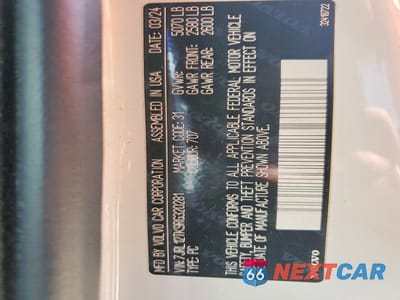 Zdjęcie 12 z 12 samochodu: 2024 VOLVO S60 CORE VIN:7JRL12TK9RG320281 - miniatura