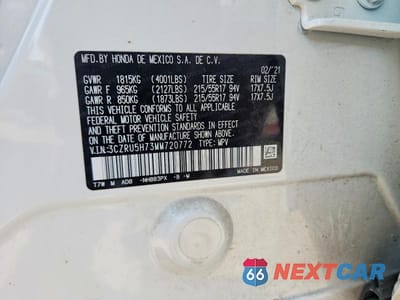 Zdjęcie 14 z 14 samochodu: 2021 HONDA HR-V EXL VIN:3CZRU5H73MM720772 - miniatura