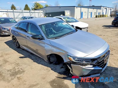 Czwarte zdjęcie samochodu z boku: 2022 HONDA ACCORD SPORT SE VIN:1HGCV1F49NA079508 - miniatura