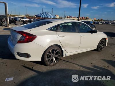 Trzecie zdjęcie samochodu z tyłu: 2019 HONDA CIVIC SPORT VIN:2HGFC2F86KH517846 - miniatura