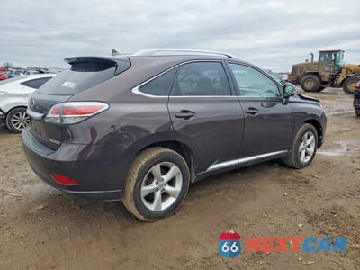 Trzecie zdjęcie samochodu z tyłu: 2013 LEXUS RX 350 BASE VIN:JTJBK1BA7D2033308 - miniatura