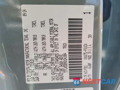 Zdjęcie 13 z 13 samochodu: 2025 TOYOTA TUNDRA SR5 VIN:5TFLA5DB9SX241004 - miniatura