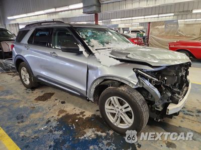 Czwarte zdjęcie samochodu z boku: 2021 FORD EXPLORER XLT VIN:1FMSK8DHXMGB42611 - miniatura