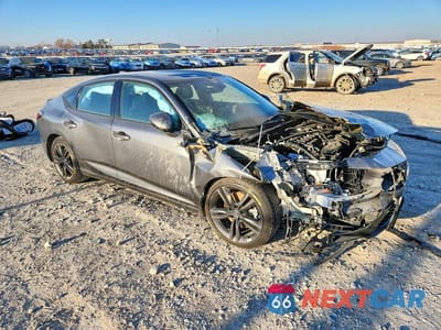 Czwarte zdjęcie samochodu z boku: 2024 ACURA INTEGRA A-SPEC TECH VIN:19UDE4H61RA024562 - miniatura