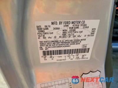 Zdjęcie 12 z 12 samochodu: 2011 FORD ESCAPE LIMITED VIN:1FMCU0EG8BKA28963 - miniatura