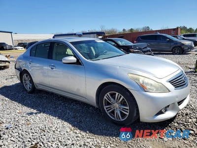Czwarte zdjęcie samochodu z boku: 2012 INFINITI G25 SEDAN BASE VIN:JN1DV6AP1CM700711 - miniatura