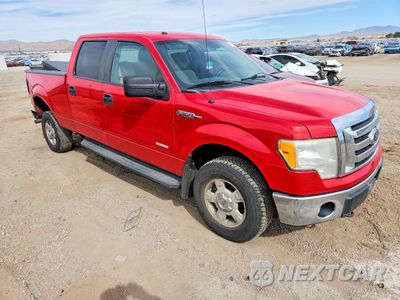 Czwarte zdjęcie samochodu z boku: 2012 FORD F150 SUPERCREW VIN:1FTFW1ET2CKD75561 - miniatura