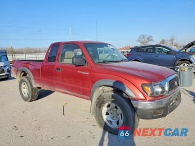 Czwarte zdjęcie samochodu z boku: 2003 TOYOTA TACOMA BASE VIN:5TEWM72N03Z155104 - miniatura