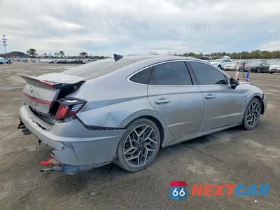 Trzecie zdjęcie samochodu z tyłu: 2023 HYUNDAI SONATA N LINE VIN:KMHL14JC4PA339578 - miniatura